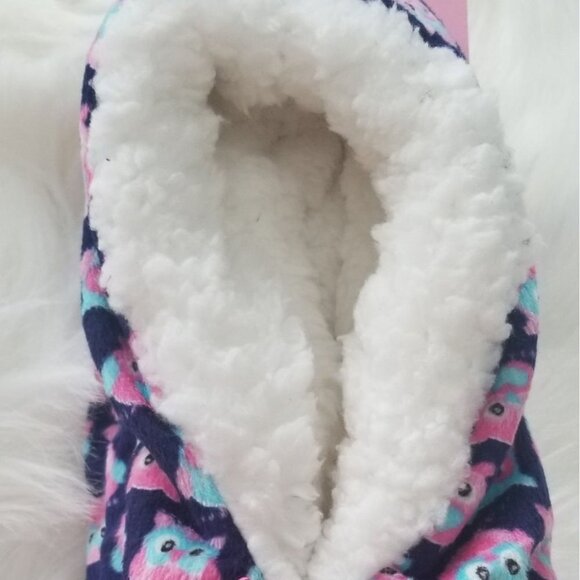 Navy owl slippers - Picture 3 of 3